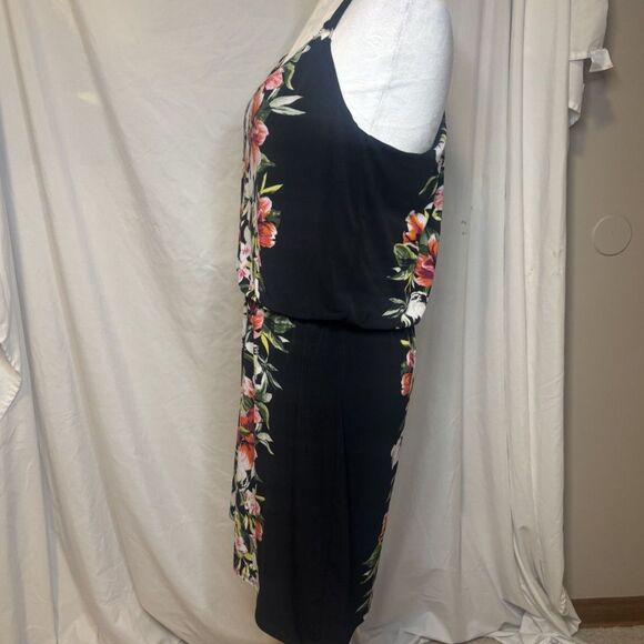 White House Black Market Floral Halter Dress Womens Designer Sleeveless NWOT - Picture 4 of 9